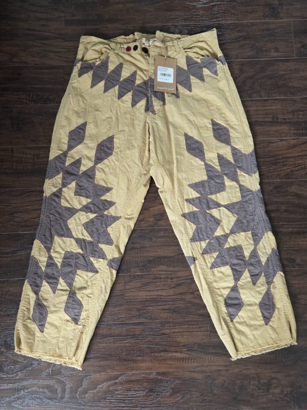 Magnolia Pearl - Quiltwork Miner Pants in Marigold - One Size - Picture 6 of 9